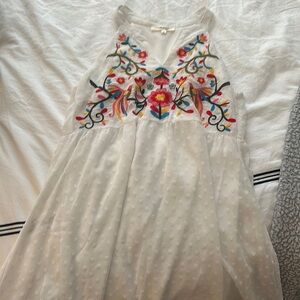 Embroidered dress size S